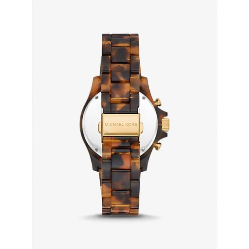 MICHAEL KORS WOMEN´S EVEREST TORTOISE ACETATE Watch - Picture 3 of 11